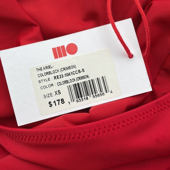 Solid and Striped Colorblock One Piece Swimsuit NWT - Picture 5 of 6